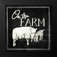 thumbnail image 2 of Villa, Mlli 12x12 Black Modern Framed Museum Art Print Titled - On The Farm, 2 of 5