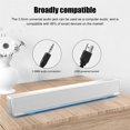 thumbnail image 3 of V-196 Computer Speaker Bar Stereo Subwoofer Music Player Bass Surround Sound Box 3.5mm Audio Input For PC Laptop, 3 of 8