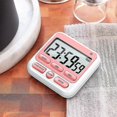 thumbnail image 3 of Kitchen Digital Timer With Silent/loud Alarm Switch 24 Hours Clock And Alarm Memory Function, 3 of 3