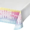 Creative Converting Tie Dye Party Paper Tablecover, 54" X 102" (1/Pkg)