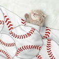 thumbnail image 2 of Pofeuu Baseballs Print Puppy Blanket,Dog Blankets,Pet Blanket Cozy Cat Blankets for Indoor Cats, Fuzzy Pet Blanket for Kitten Doggy Dog Blankets-Medium, 2 of 8