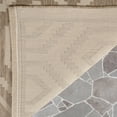 thumbnail image 5 of Safavieh Courtyard Amelia Geometric Indoor/Outdoor Runner Rug, Brown/Bone, 2'3" x 6'7", 5 of 10