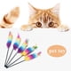 thumbnail image 4 of Cat Teaser Colorful Feather Wand Gatito Palo interactivo Juguetes para mascotas (47 cm) Ndcxsfigh Nuevos Originales, 4 of 9