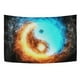 thumbnail image 4 of Tapiz Yin Yang de Hielo y Fuego ABPHQTO decoración 128x150 cm, 4 of 4