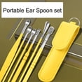 thumbnail image 2 of 1 Ensemble Cuillère pour Oreilles Rotation à 360 Degrés Ergonomie Soin des Oreilles Acier Inoxydable Cuillère Cueillette pour Oreilles 6 Pcs Salon de Beauté, 2 of 8
