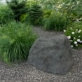 thumbnail image 3 of Gardenised Huge Decorative Outdoor Weather Resistant Faux Stone Realistic Sandstone Rock for Garden Patio & Landscape Cave Like Boulder Utility Cover , Diamond, 3 of 5