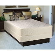 Dream Sleep Comfort Rest Gentle Firm Mattress Set with Bed Frame Included - Orthopedic, Plush Knit Cover, Spine Support, Fully Assembled and Longlasting Comfort (King 76"x80"x10")