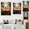 thumbnail image 4 of Designart "Pre-Last Supper Religious Pop Art" Christianity Floater Framed Canvas Wall Art, 4 of 5