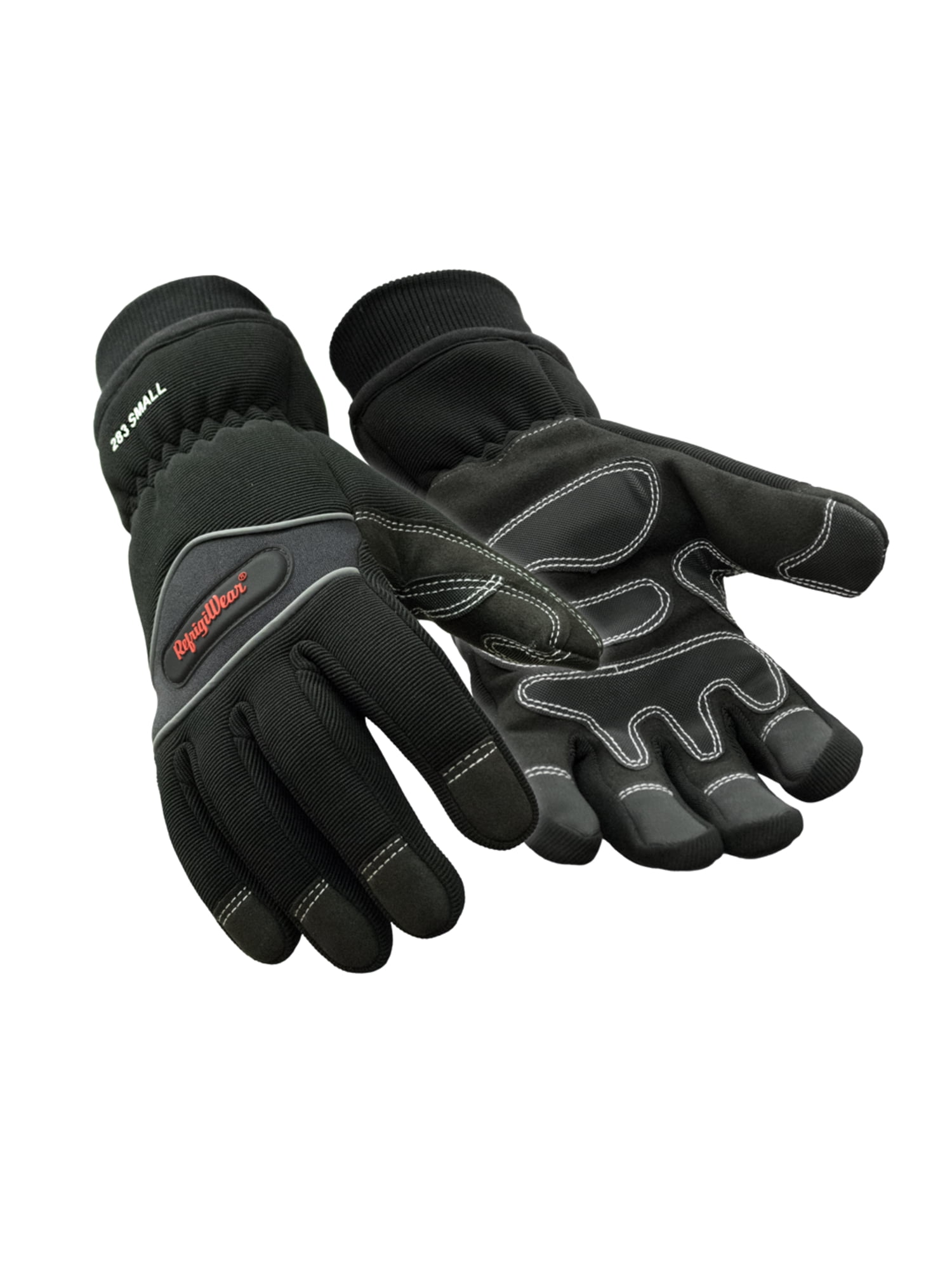 RefrigiWear Warm Fleece Lined Fiberfill Insulated Cowhide Leather Work Gloves