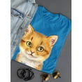 thumbnail image 3 of Mildly Happy Kitten T-Shirt Women -Kayomi Harai Designs, Female XX-Large, 3 of 4