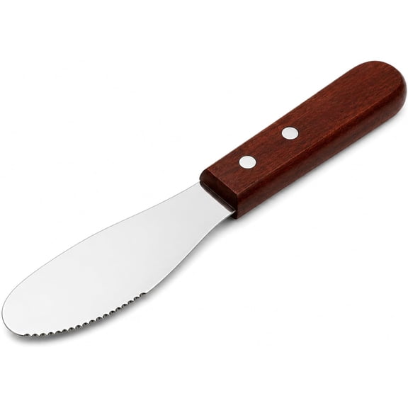 ACDANC Wide Stainless Steel Spreader Kitchen Knives for Sandwiches Butter Cheese