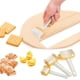 thumbnail image 3 of Cortador de masa - Juego de 3 cuchillos para masa, cortadores de ravioles de diseño, hermosos moldes para ravioles, galletas y albóndigas, protección del medio ambiente y salud, 3 of 7