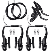 Universial Bike Brake Set Front Rear MTB Brake BMX Bike + Cables Lever Kit Callipers Levers Cables