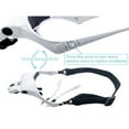 thumbnail image 4 of LNGOOR 1 Pce Loupe ABS Moderne Blanche Loupe Multifonction pour Bureau, 4 of 7