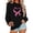 Black, variant on WWV Sweatshirt for Women Womens Pullover Crewneck Long Sleeved Top Printed Trendy Loose Tops Ladies Mountaineering Fall Winter Clothes Black