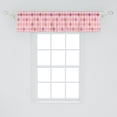 thumbnail image 2 of Ambesonne Pink Window Valance, Harlequin Diamond Pattern, 54" X 12", Multicolor, 2 of 3