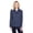 SP DRK NVY HTH, variant on Team 365, The Ladies' Zone Sonic Heather Performance Quarter-Zip - DK GREY HEATHER - S