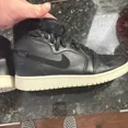 thumbnail image 2 of N I-K-E Mid A i r-Jor-dan 9.5 Black With Zipper, 2 of 6