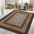 thumbnail image 3 of Tzou Modern Braid Print Washable Area Rugs 6x9ft with Anti-Slip TPR Back, Ultra-Thin Carpet for Living Room Bedroom Dining Room, 3 of 7
