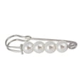 thumbnail image 3 of Grande Épingle à Perles Broche Châle Broche à Perles Broche à Revers Bijou (X1871 Blanc), 3 of 8