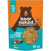 Bear Naked Granola Cereal, Whole Grain Granola, Breakfast Snacks, Vanilla Almond Crisp, 12oz Bag (1 Bag)