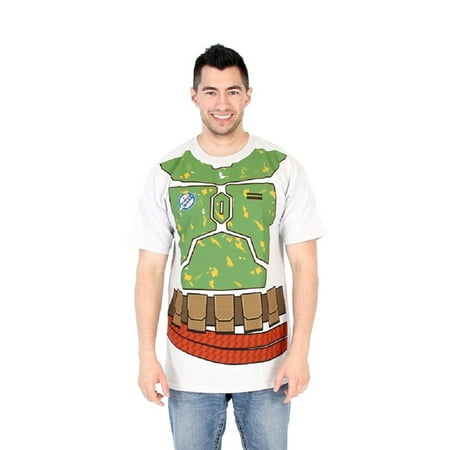 Flip Stars - Star Wars I Am Boba Fett Flip Adult Silver T-Shirt