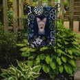 thumbnail image 2 of Blue Flowers Yorkie Puppy Flag Garden Size BB5083GF, 2 of 2