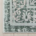 thumbnail image 3 of Well Woven Marjuri Teal Vintage Panel Design Persian Area Rug 3x5 (3'11" x 5'3"), 3 of 8