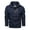 Blue, variant on WREESH Men's Detachable Hooded Winter Jacket with Zippered Pockets, Water-Proof Long Sleeve Outdoor Coat for Cold Weather