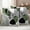 Green, variant on Boho Geometric Outdoor Waterproof Pillow Covers, Farmhouse Green Abstract Stripes Leaves Decorative Square Throw Pillowcase Sofa Cushion Sham for Patio/Couch/Chair, 16"x16" 2 Pack