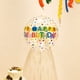 thumbnail image 3 of 20 piezas Globo grande de feliz cumpleaños de película de poliéster Globo redondo de cumpleaños 4D Globo de helio de arcoíris Globo de confeti colorido, 3 of 5