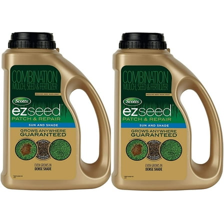 Scotts EZ Seed Patch and Repair Sun and Shade - Combination Mulch, Seed, Fertilizer - 2 Pack