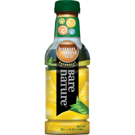 Bare Nature Vitamin Iced Tea - Lemon, 20 Fl. Oz. Bottles, 12 Ct