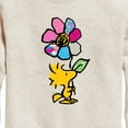 thumbnail image 3 of Peanuts - Woodstock With Flower And Pattern - Toddler And Youth Crewneck Fleece Sweatshirt, 3 of 6