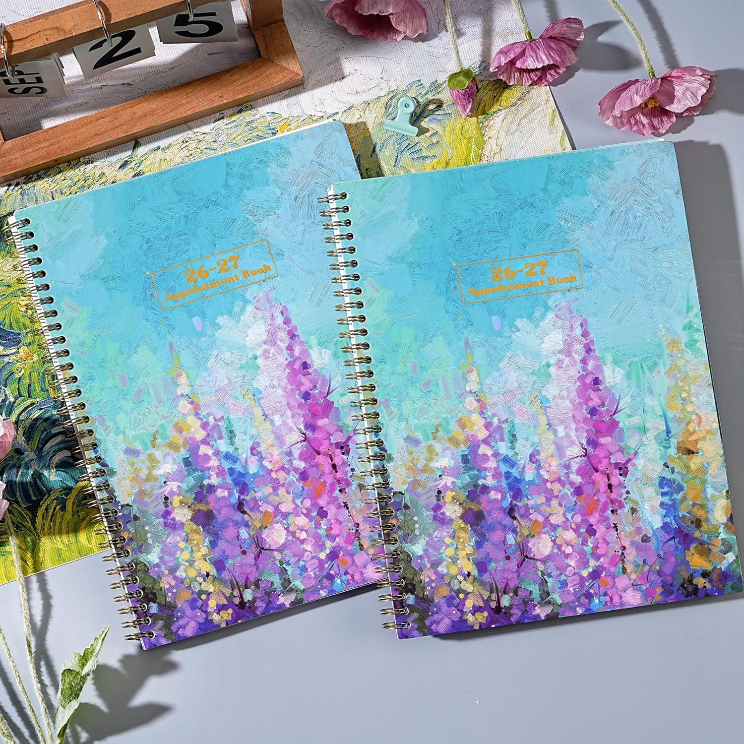 Appointment Book 2026-2027 - Weekly Appointment Book, Jul 2026 - Jun 2027, Hourly Daily Planner 26-27, 9" x 11", Planners 2026-2027 with 30-Minute Interval, Colorful Tabs, Back Pocket, Notes Pages
