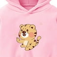 thumbnail image 4 of Ulanda Baby Toddler Kids Boy Girl Solid Casual Pocket Hoodie Sweatershirt Pullover (Pink, 18-24 Months), 4 of 4