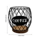 thumbnail image 3 of Cesta de Almacenamiento para Cápsulas de Café en Forma de Piña – Organizador de Malla de Hierro Estiloso con Base de Madera Sólida para Cocina Moderna, Gran Capacidad, Uso Multifuncional, 3 of 6