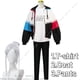 thumbnail image 3 of Disfraz de Cosplay de Valorant Jett, peluca, chaqueta, camiseta, pantalones, trajes, traje de carnaval de Halloween, juego de fantasía, disfraz, traje de juego de rol, 3 of 5