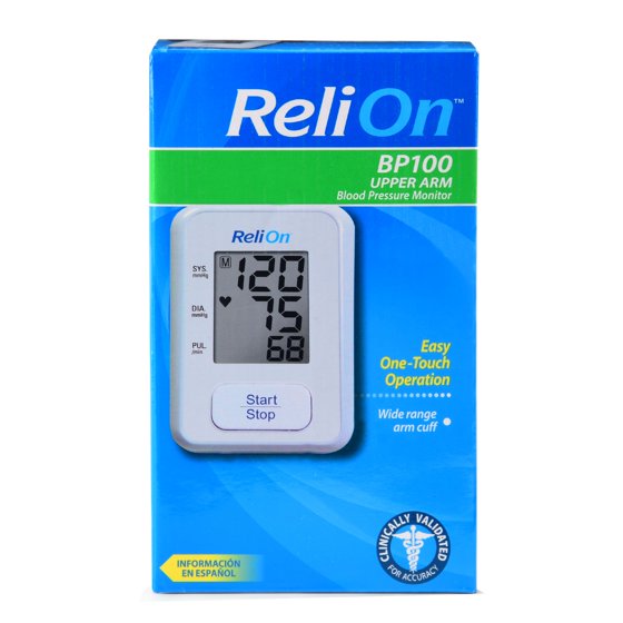 Relion Bp100 Upper Arm Automatic Blood Pressure Monitor - 