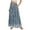 Gray, variant on Women's Retro Floral Tie-Dye Print Flowy Flared Maxi Skirt with Ruffle Hem, A-Line Elastic Waist Elegant Tiered Bohemian Long Skirt for Vintage Casual Style,Multicolor S