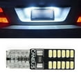 thumbnail image 4 of 10pcs 194 W5W T10-3014-24SMD LED Canbus Error Free Car License Plate Lights, 4 of 12