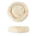 thumbnail image 2 of Home Soft Things Shaggy Pet Bed-Ivory - 45" x 45" x 6", 2 of 7