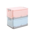 thumbnail image 1 of Caja Organizadora Plegable de Plástico HappyWare 47x34x23cm con Tapa y Asas, 1 of 5