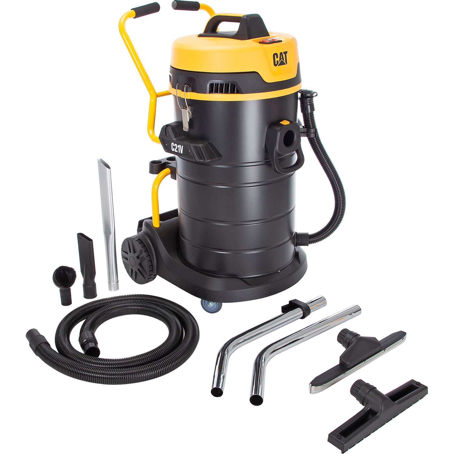 Cat Stainless Steel HEPA Wet/Dry Shop Vacuum, 21 Gallon Cap.