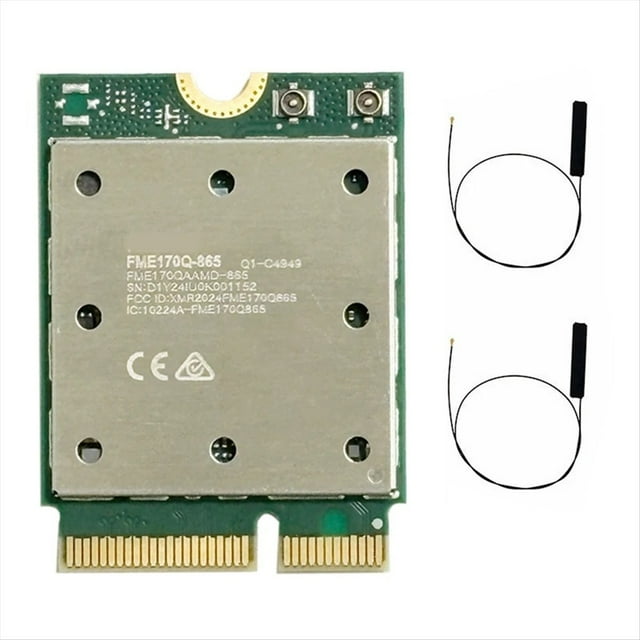 Módulo Combinado QCNCM865 para Wi-Fi 7 y Wi-Fi 7 BT con Bluetooth 5.3, Hasta 5,8 Gbps con 4K QAM, Wi-Fi 7, Wi-Fi 6E y Wi-Fi 6 802.11ax