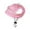 Pink, variant on Pet Clothing Summer Sun Hat for Breathable Cat and Dog Hat with Bow Ear Leakage and Lightweight Outdoor Accessory,9 cm,Red