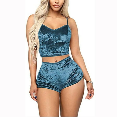 

Mxiqqpltky Women Velvet Pajamas Set