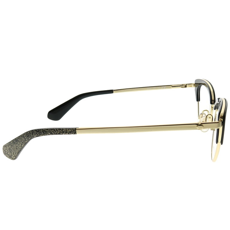 Kate Spade Plastic Womens Cat-Eye Eyeglasses Black 50mm  display picture 1