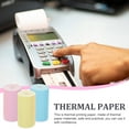 thumbnail image 3 of HAMPPLIES Thermal Cash Paper Rolls Compatible with Most Printers Assorted Color Practical Use, 3 of 8