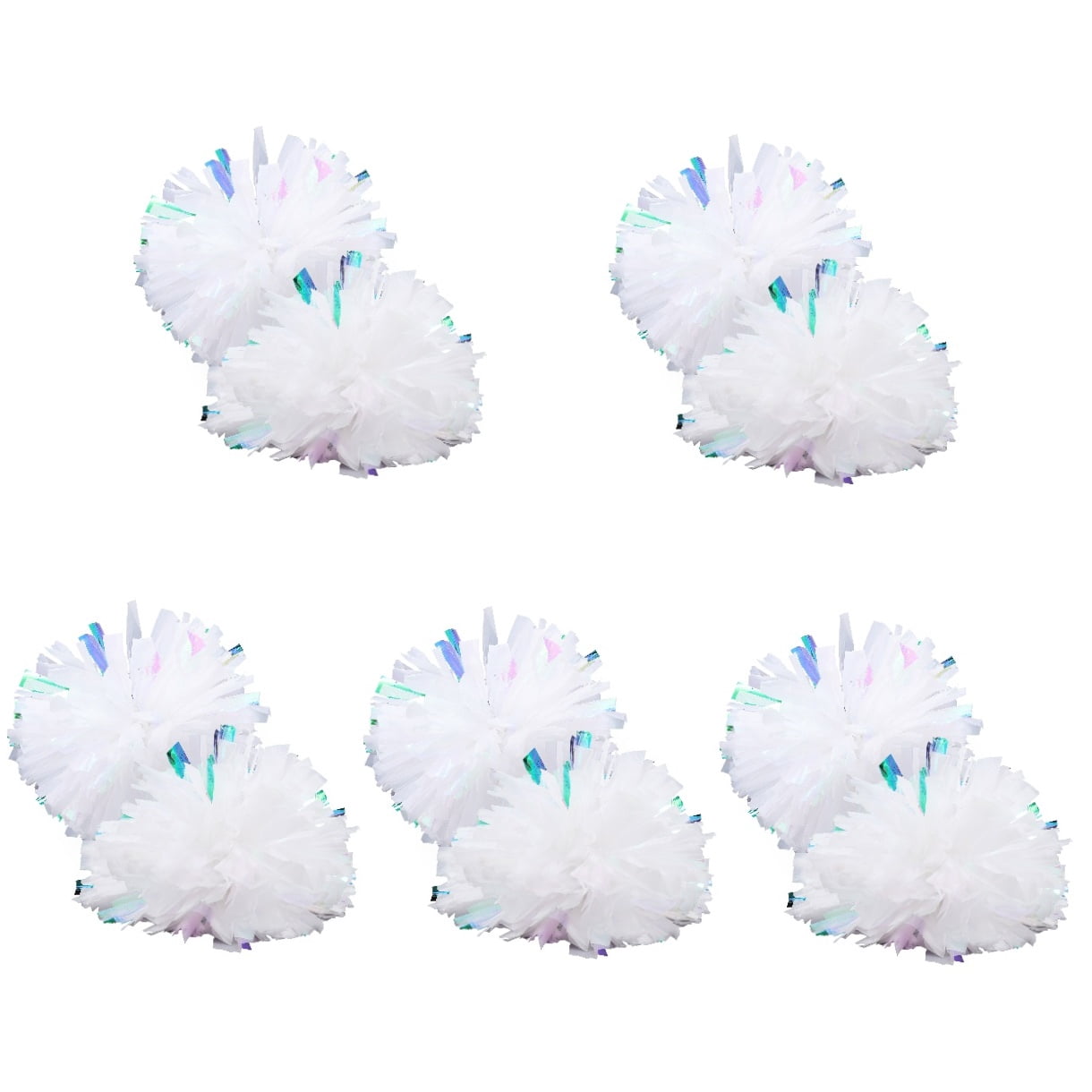 LABRIMP cate Cheerleader Pom Poms Eye-Catching for Game Playing 10Pcs